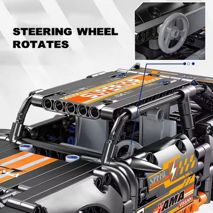 Technic Supercar Building Set – Orange