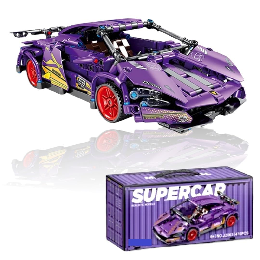Technic Supercar Building Set – Purple