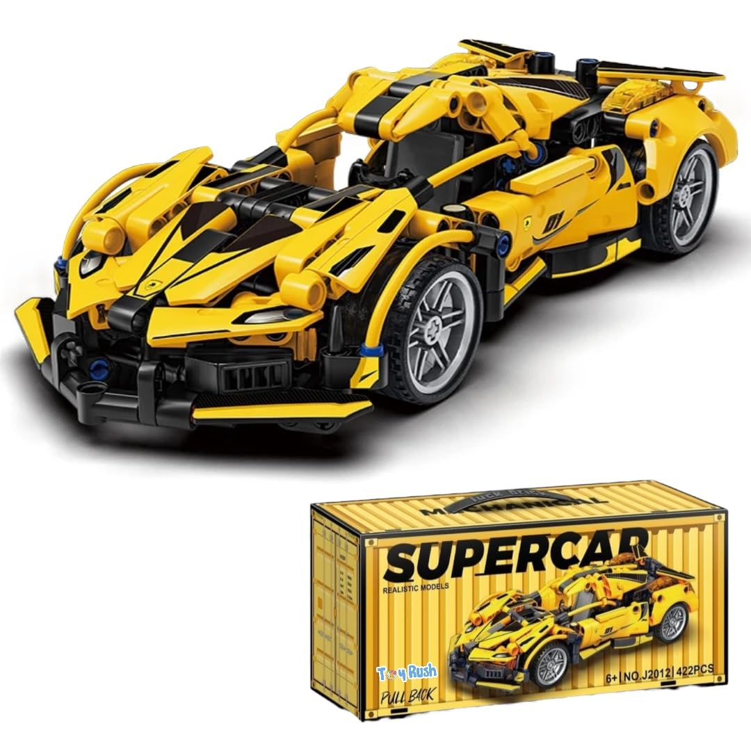 Technic Supercar Building Set – Yellow