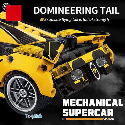 Technic Supercar Building Set – Yellow