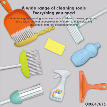 Household Cleaning Trolley Set – Green