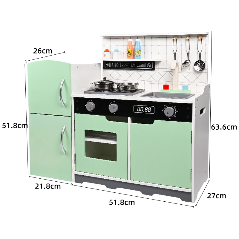 Mint Wooden Kitchen Playset