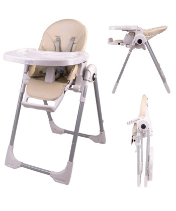 Foldable Baby High Chair with Recline