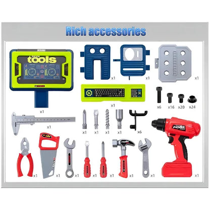 Power Tools Workshop – 66 PCS Tool Station