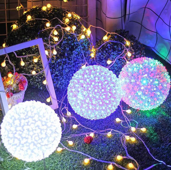 LED Crystal Ball Light Decoration