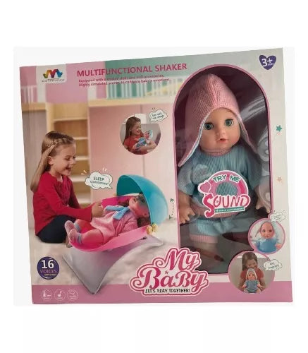 Baby Doll with Multifunction Rocker Chair