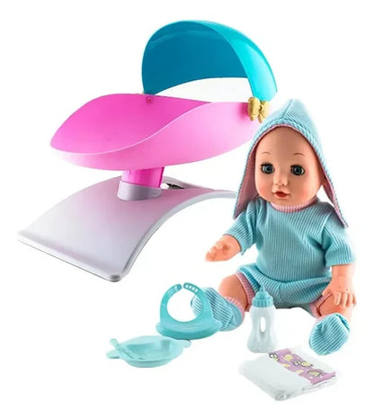 Baby Doll with Multifunction Rocker Chair