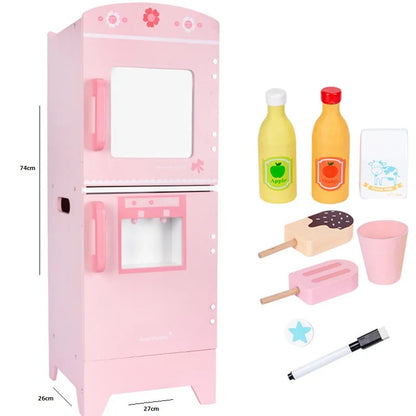 Wooden Kitchen Toy Set Pretend Play Toys For Girls