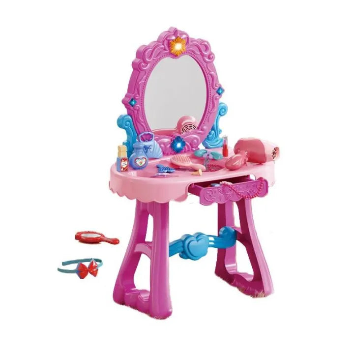 Dressing Table Playset with Mirror & Stool