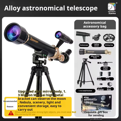 Alloy Astronomical Telescope 50×115mm