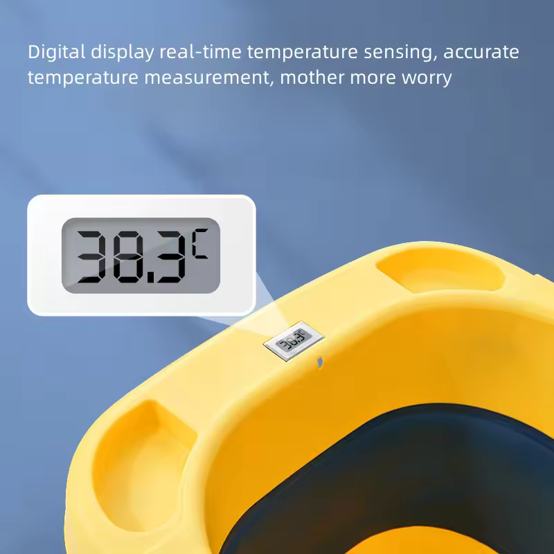 Foldable Baby Bathtub with Bath Stand