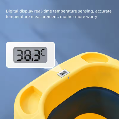 Foldable Baby Bathtub with Bath Stand