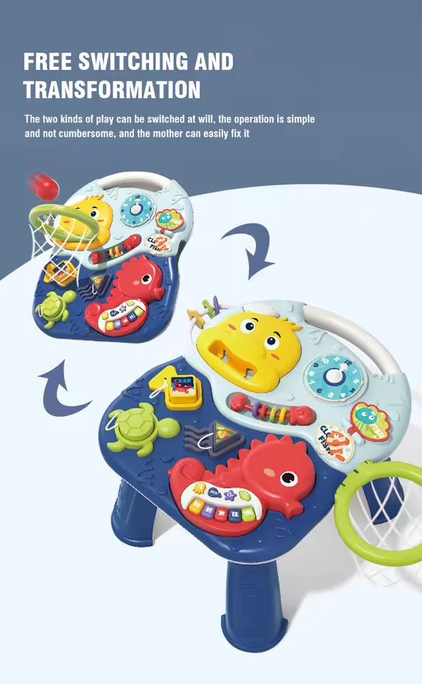 2 in 1 Multifunction baby walker and table set