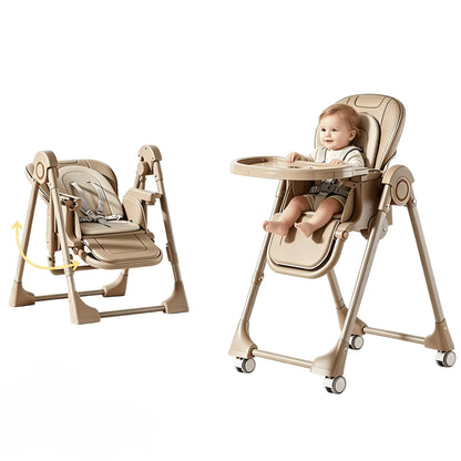 Babe 2-in-1 Baby High Chair and Swing Combo