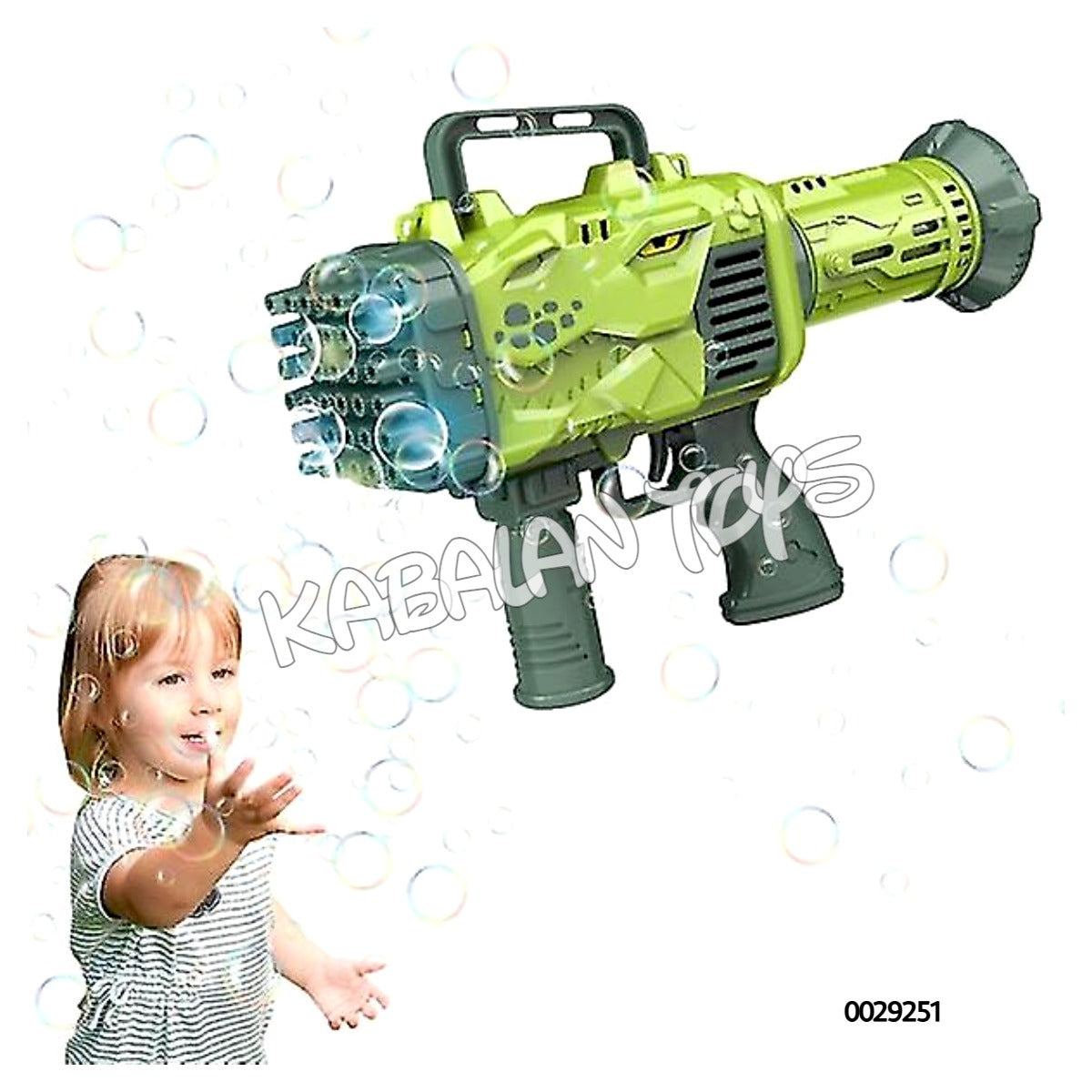 Dinosaur Bubble Gun 25 holes