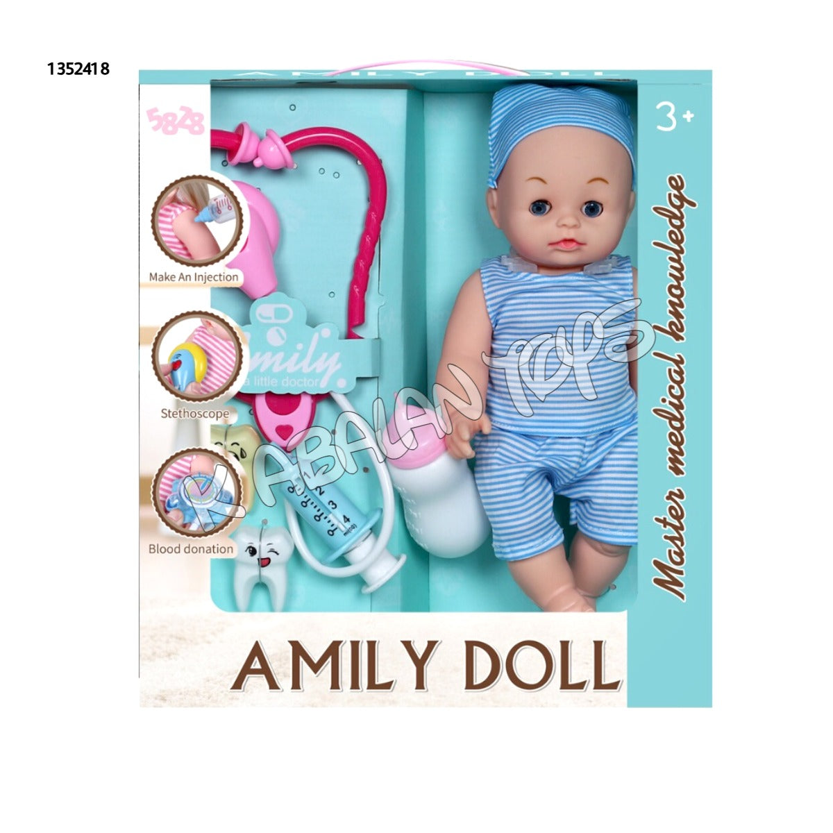 baby doll and doctor set