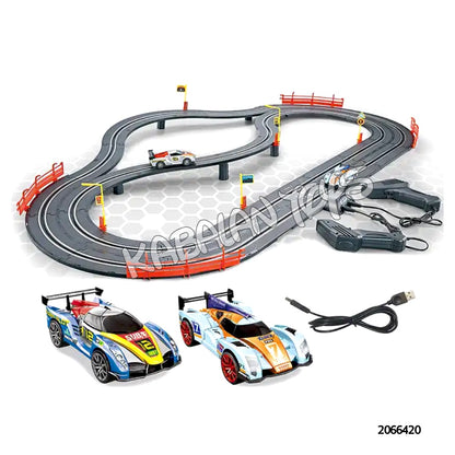 Plastic Car Race Track