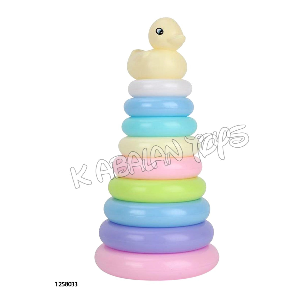 Kids Baby Colorful Stacking Rings Tower Learning Toy