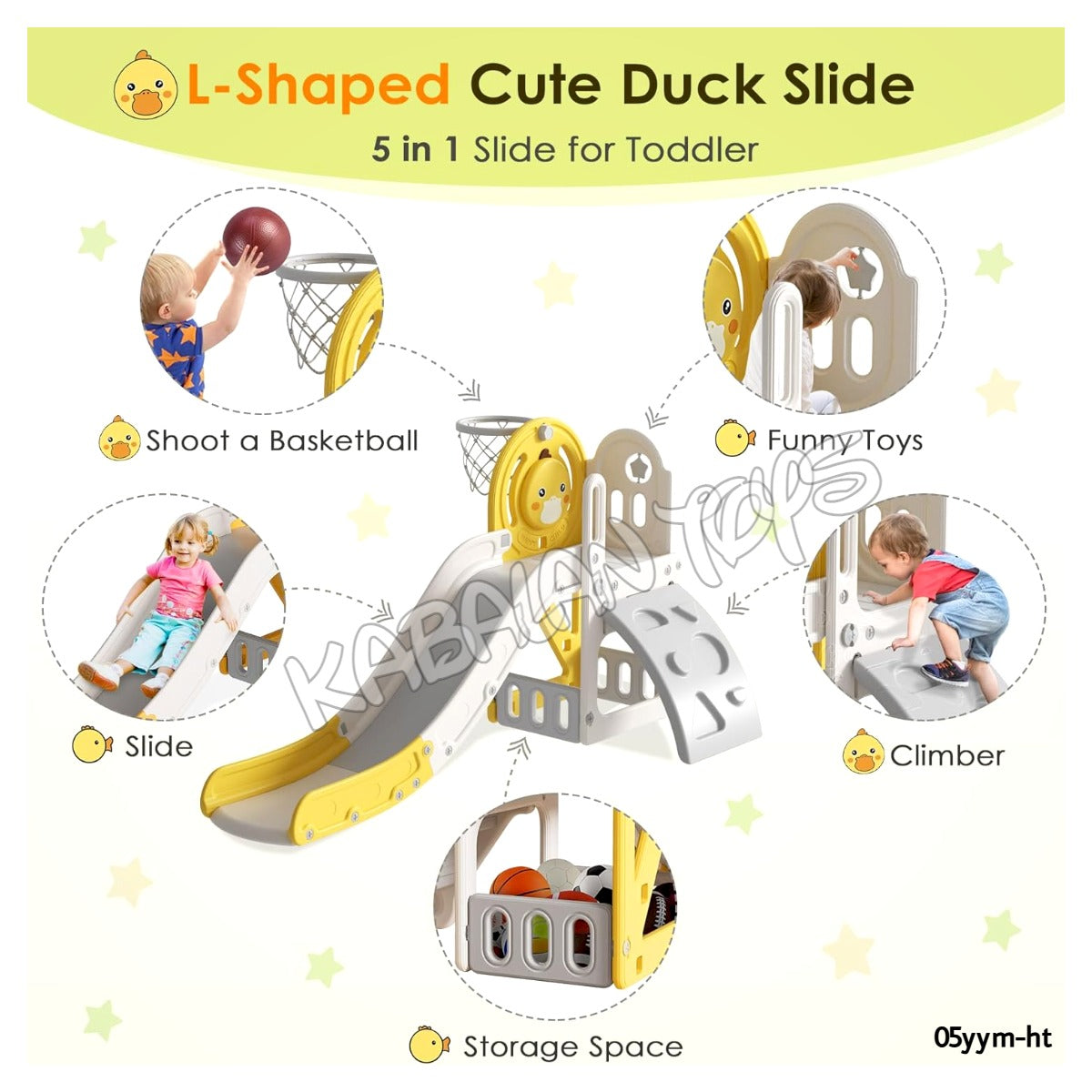 rock climbing duck slide