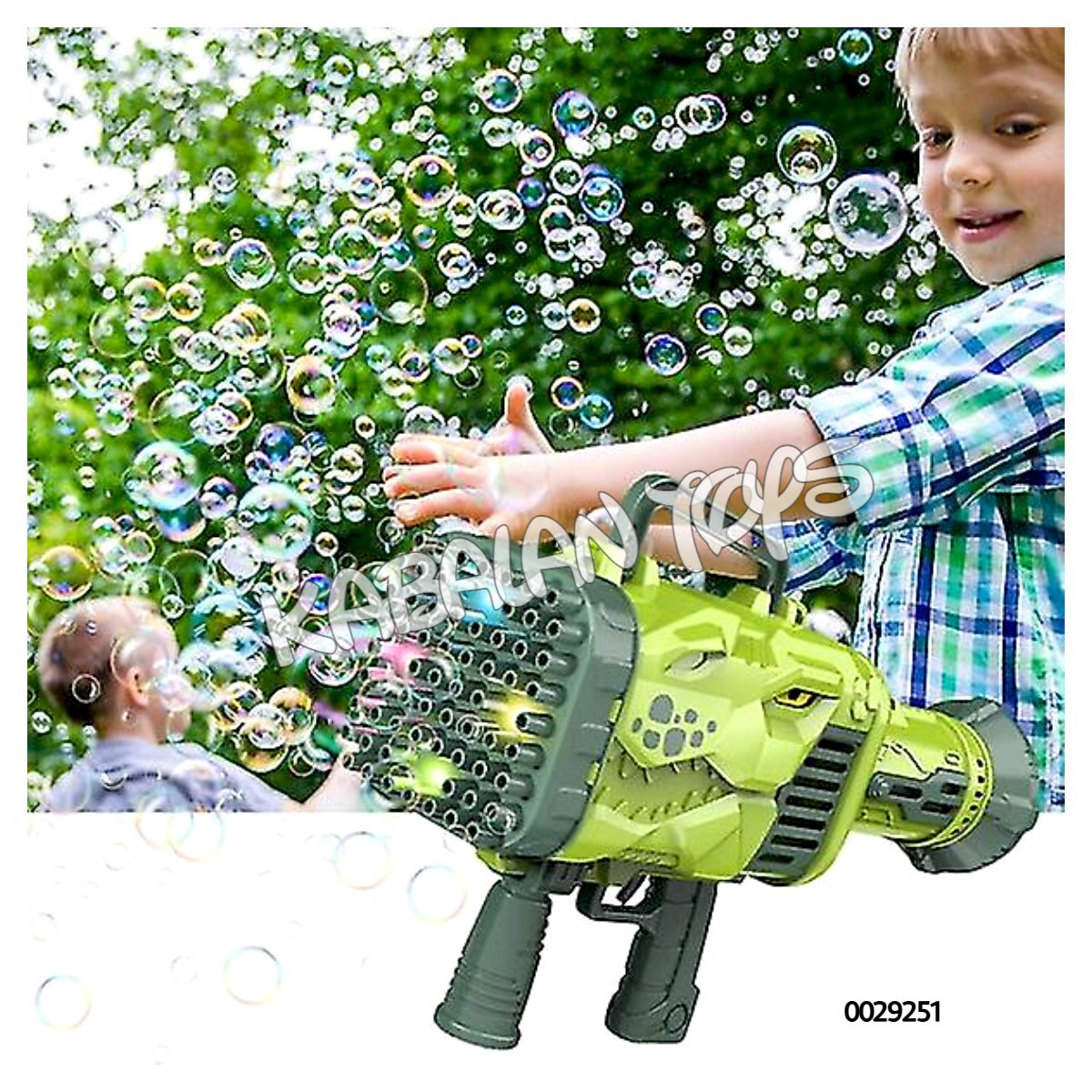 Dinosaur Bubble Gun 25 holes