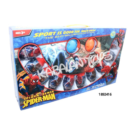 spider man bowling set