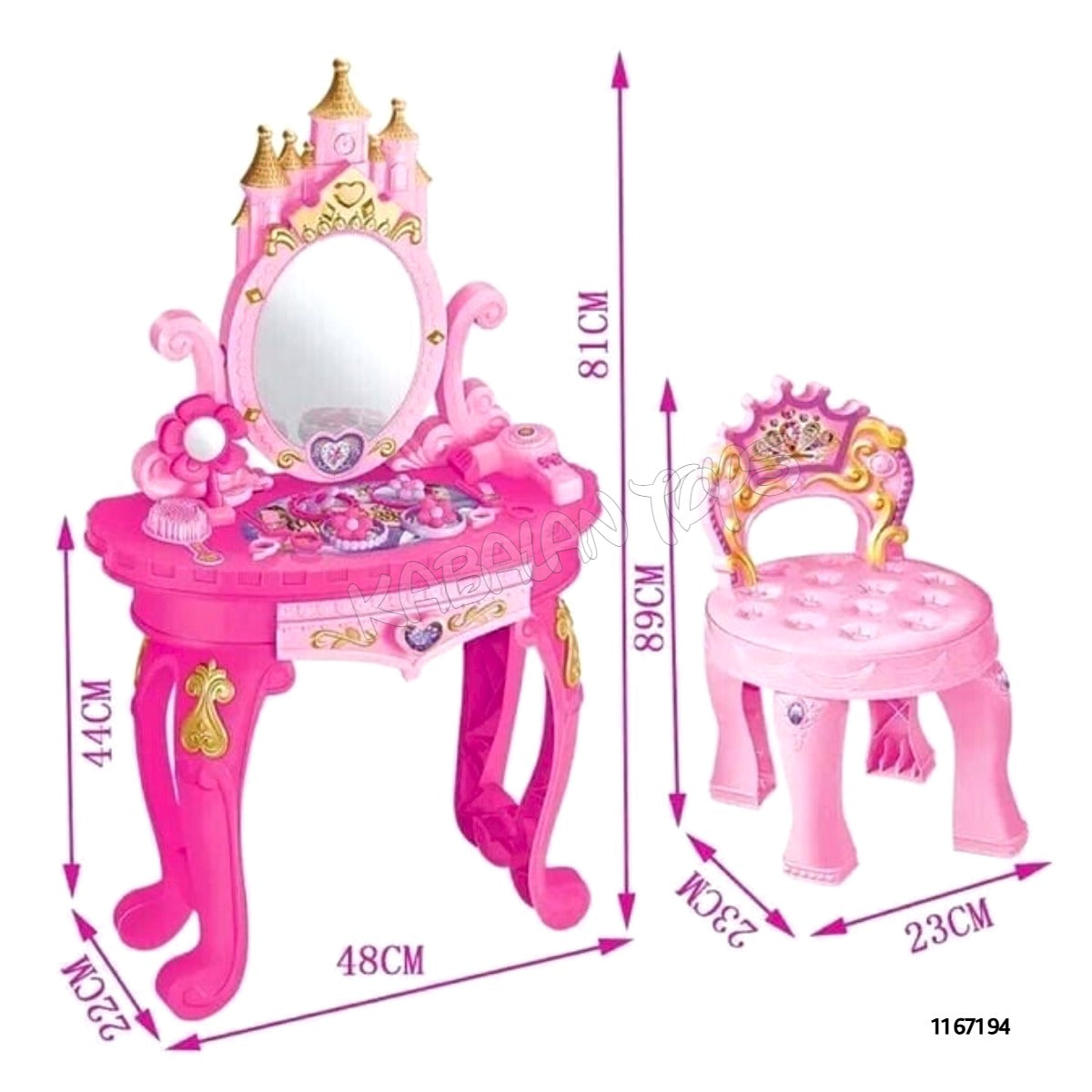 Princess Vanity Dressing Table