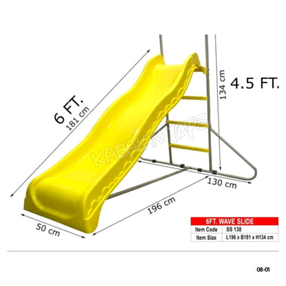 Large Long Plastic and Metal Slide