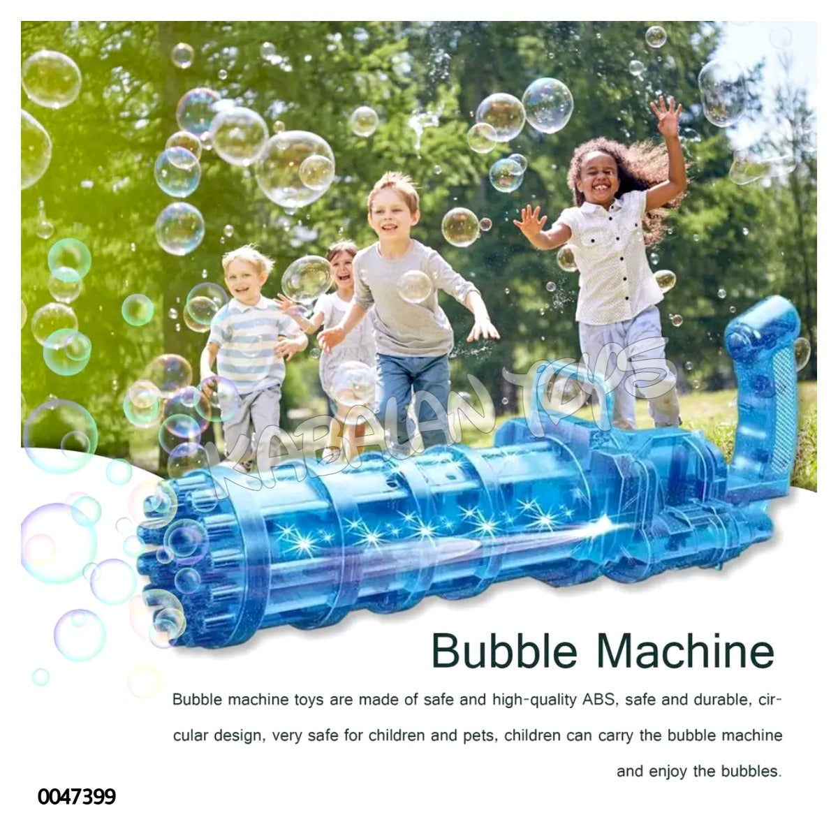 electric bubble gun