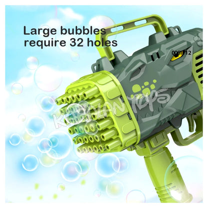 2 in 1 Dinosaur bubble gun / fan