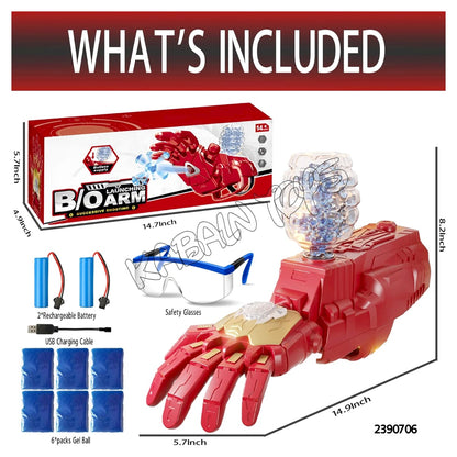 iron man shooting glove toy gun