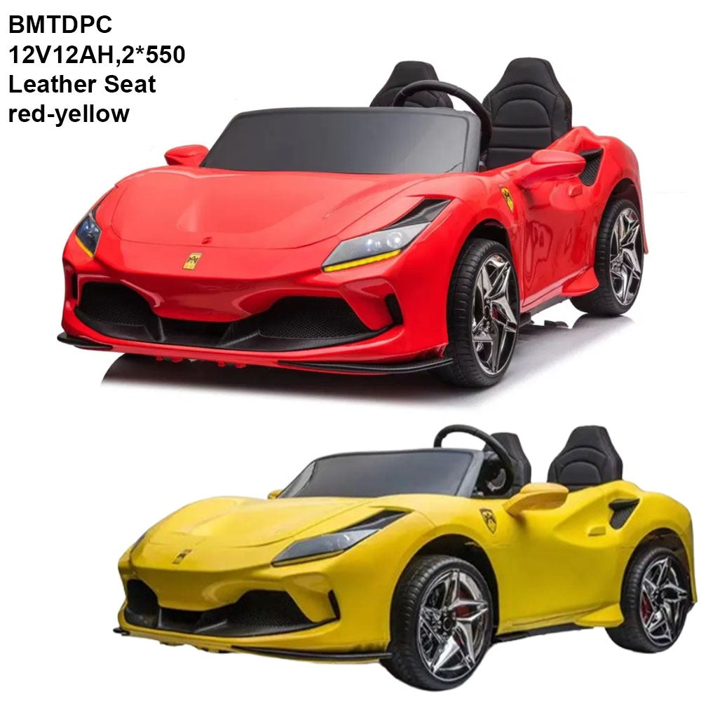 Ferrari Battery Car  Big Two Seater Powerful Battery Drive Sport Ride on Cars for 10 Years Old Huge Kids 24V