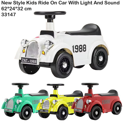 Classic Ride On Car With Light & Sound