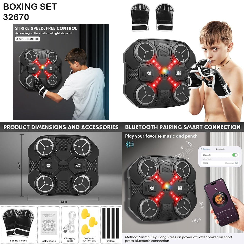 boxing set with gloves