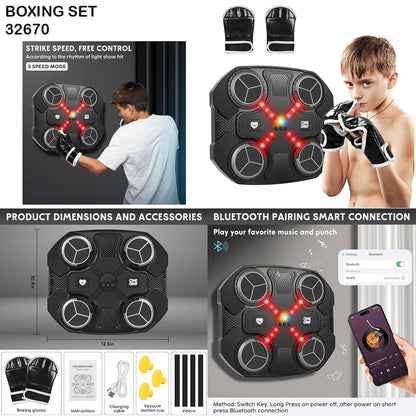 boxing set with gloves