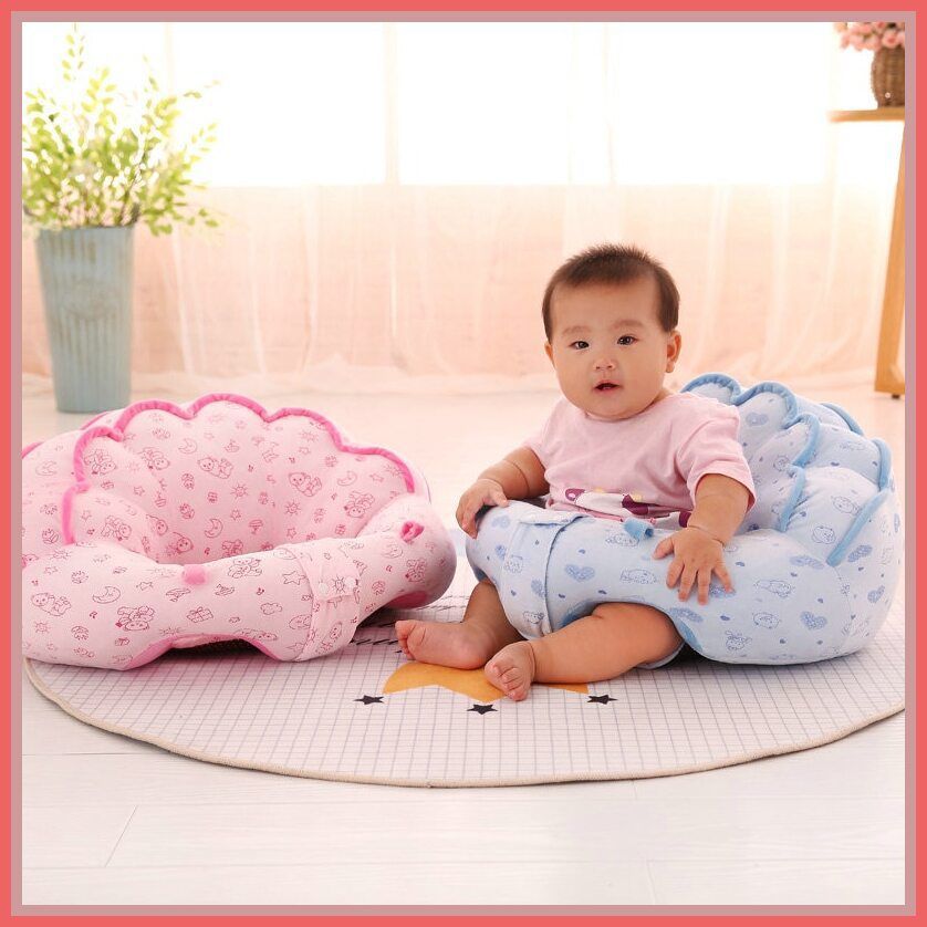 plush baby support floor seat (baby sofa chair)