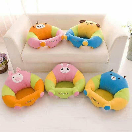 Plush baby seat