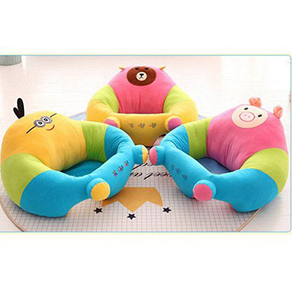 Plush baby seat