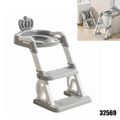 2-in-1 Potty Training Toilet Seat with Ladder