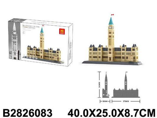 WANGE Assembly Architecture Model with Blocks(Parliament of Canada )