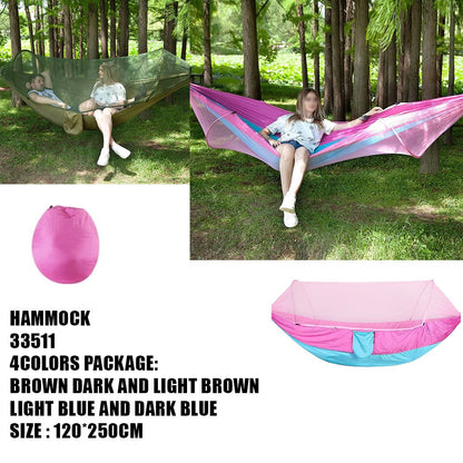 Outdoor Camping Canvas Hammock Portable