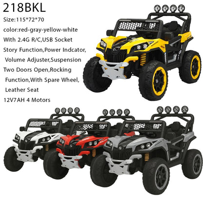 Off-Road 4x4 Electric Toy Car for Kids