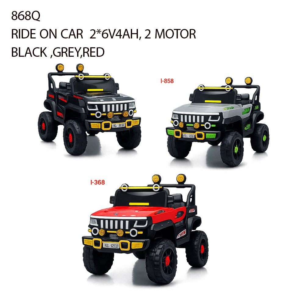 Ride on car (four-wheel drive) system