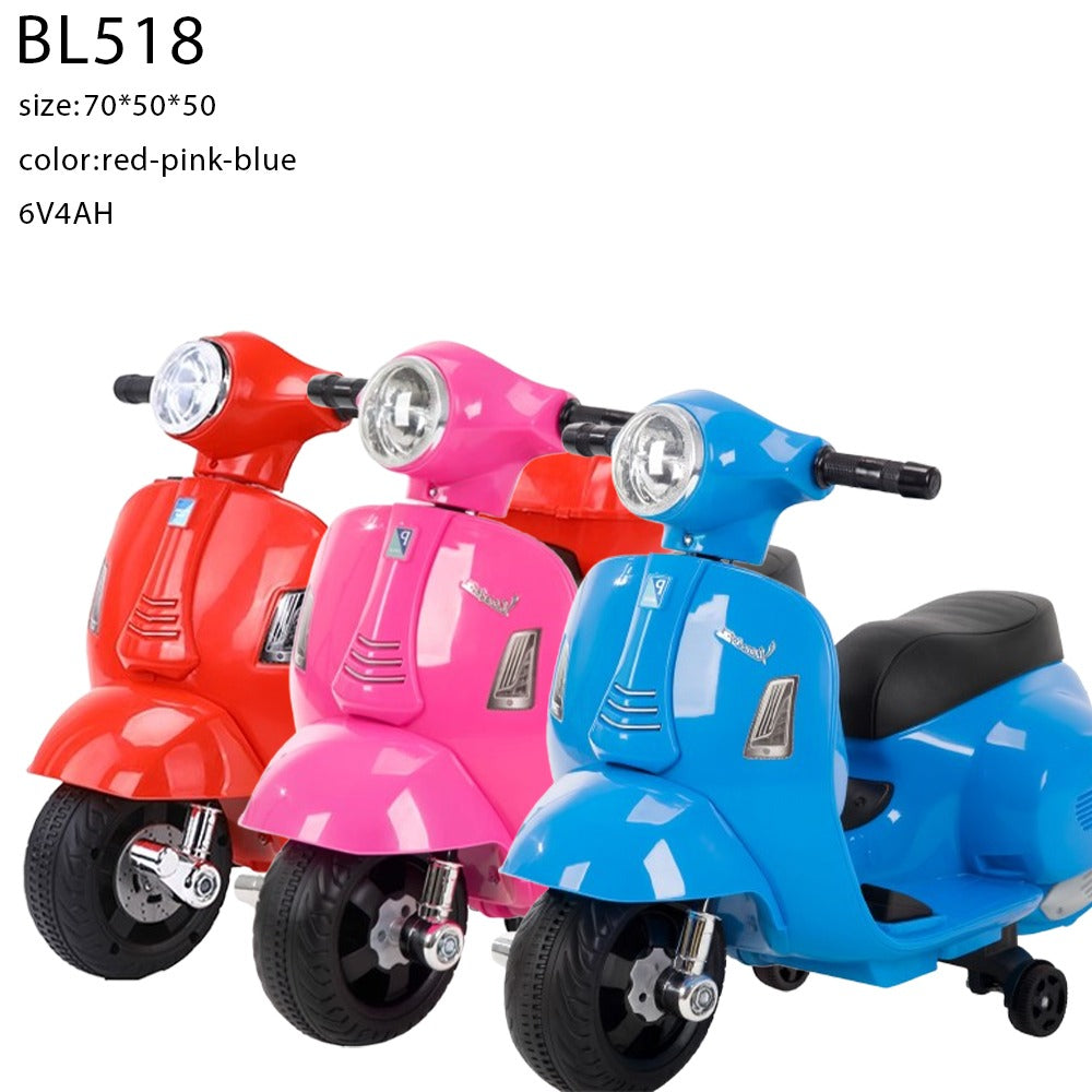 Electric ride-on toys for kids (mini vespa )
