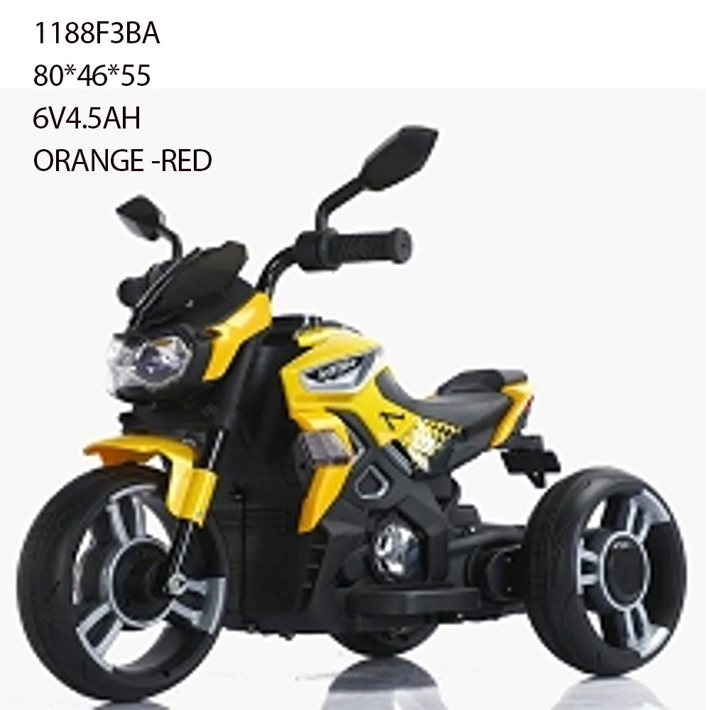 children's electric 3-wheel ride-on motorcycle