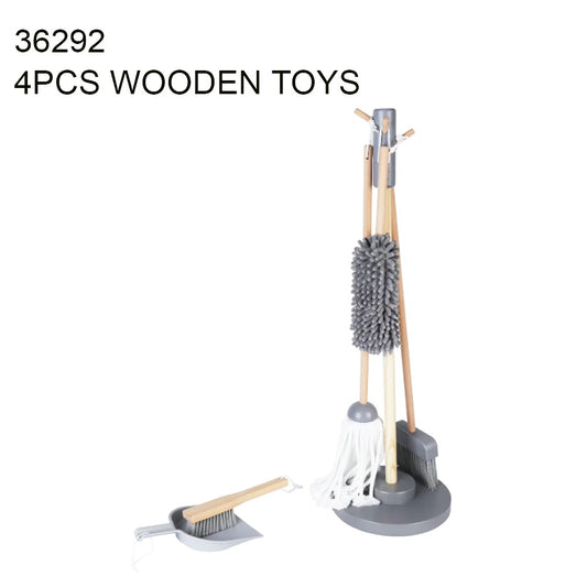 Wooden cleaning set for kids