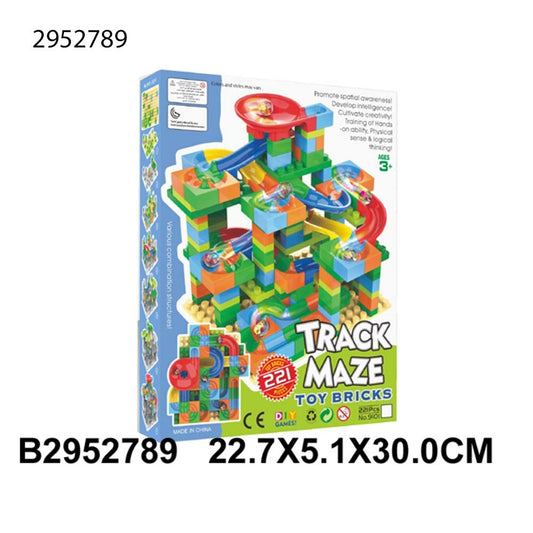 Track Maze Toy Bricks set