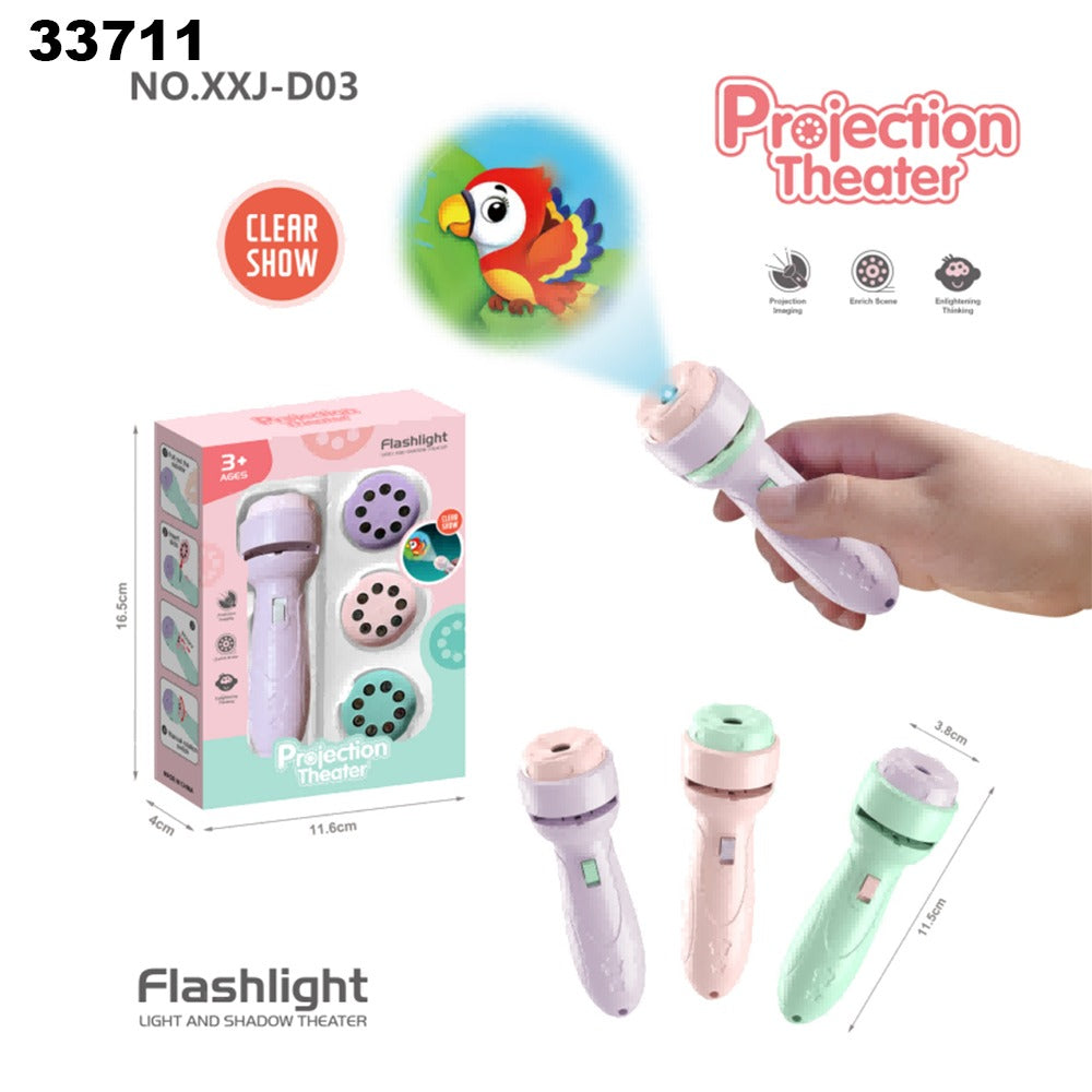 children's projection flashlight toy
