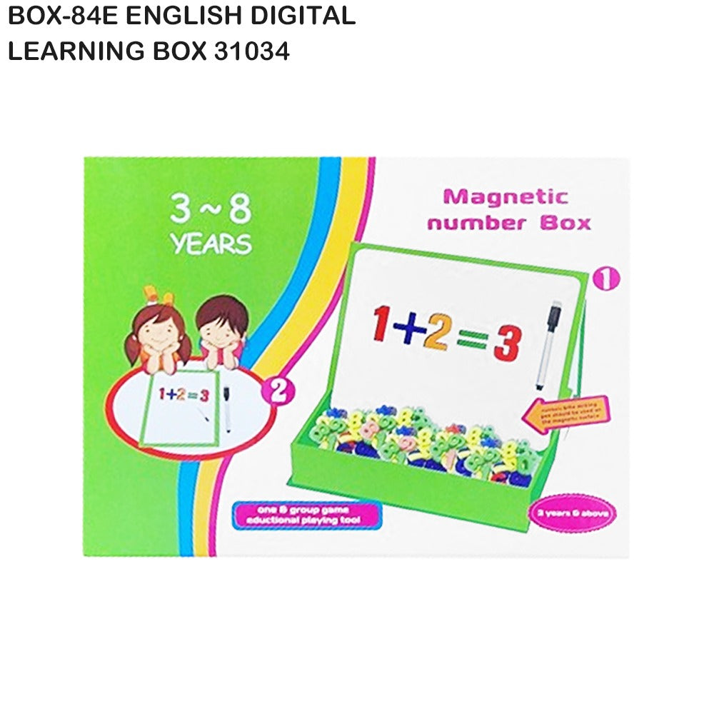 Magnetic Number Box educational toy