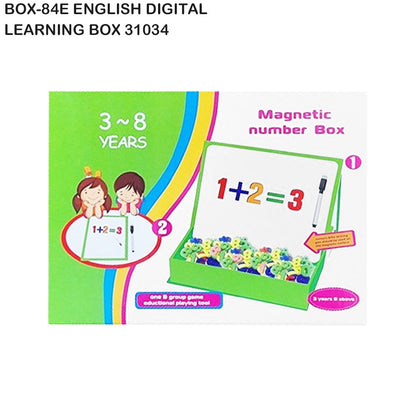 Magnetic Number Box educational toy