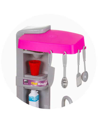 Pink Kitchen Set w/ Sound & Light